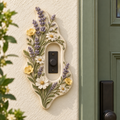 Wildflower Meadow Doorbell Surround — AI-generated design illustration